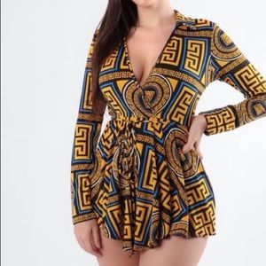 Dress in the front romper in the back..